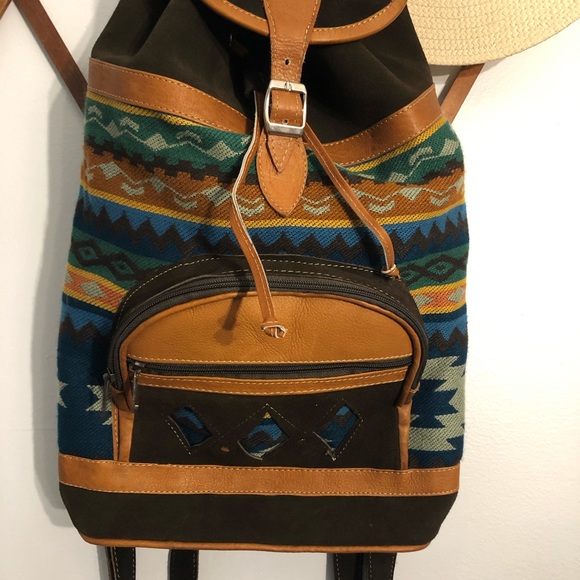 Handmade Tribal Backpack - Picture 2 of 4
